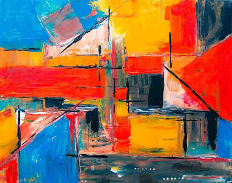 Vibrant Geometry Blocks — image 1