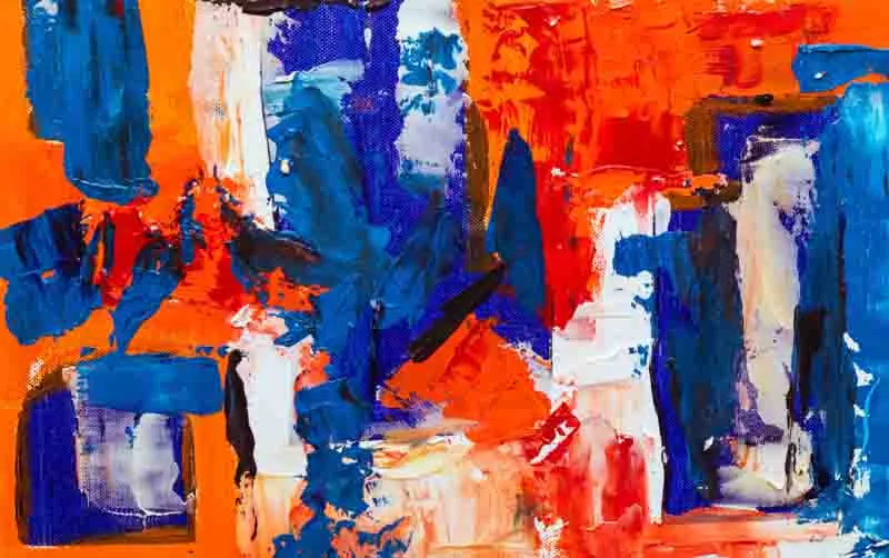 Electric Orange Blue